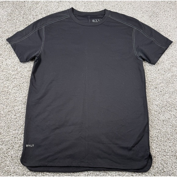 BYLT Basics Other - Bylt Premium Basics Signature T-Shirt Mens Black Crew Neck Tee Large